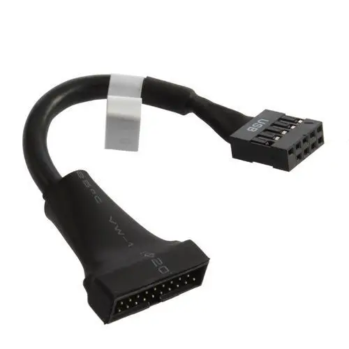 USB 2 0 9pin Мужской Корпус 3 20pin Женский удлинитель мужчин и женщин