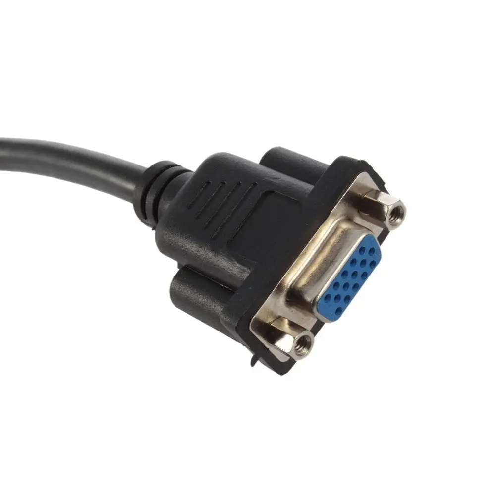 D-SUB 15 Pin M/F HDMI папа к VGA гнездовой разъем адаптер конвертер кабель Прямая поставка
