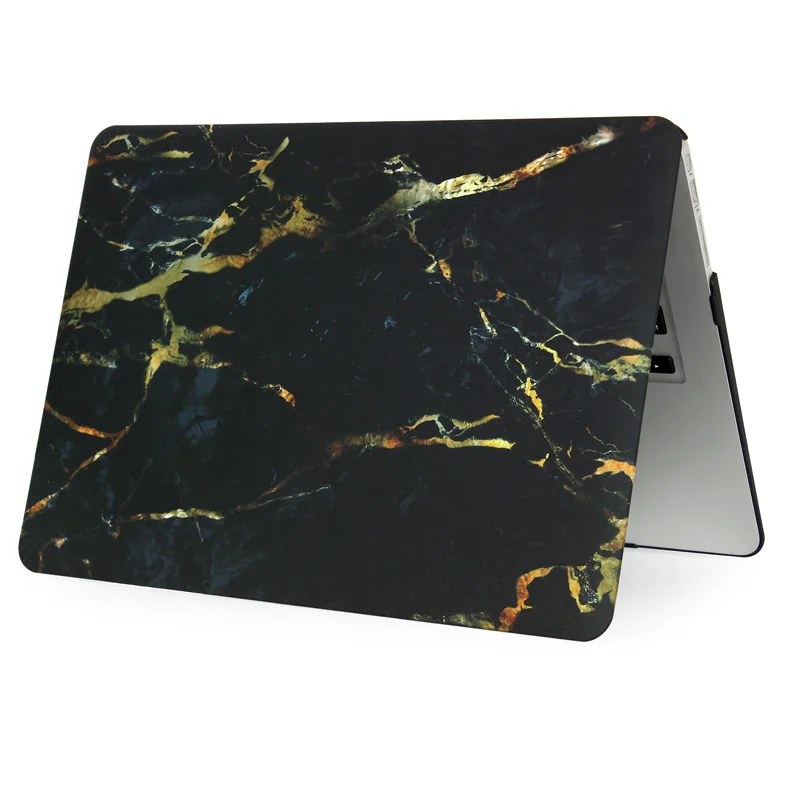 Матовый жесткий защитный чехол с мраморной печатью для ноутбука MacBook Air 11 12 13 Pro 15