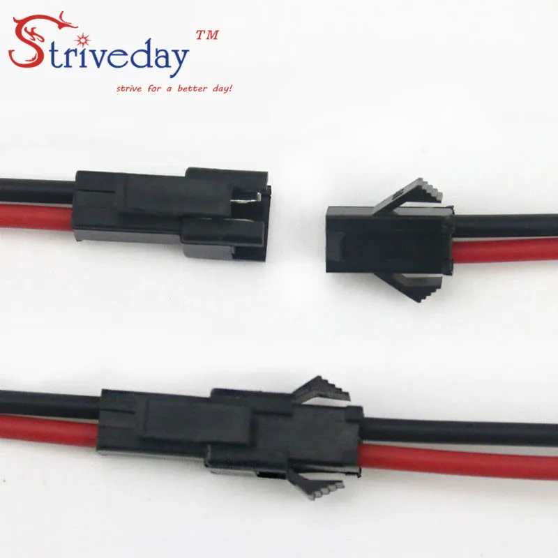 50 парт/лот SM терминал штекер и гнездо разъем провод 10 см|plug connector|sm plugwire plug connectors |