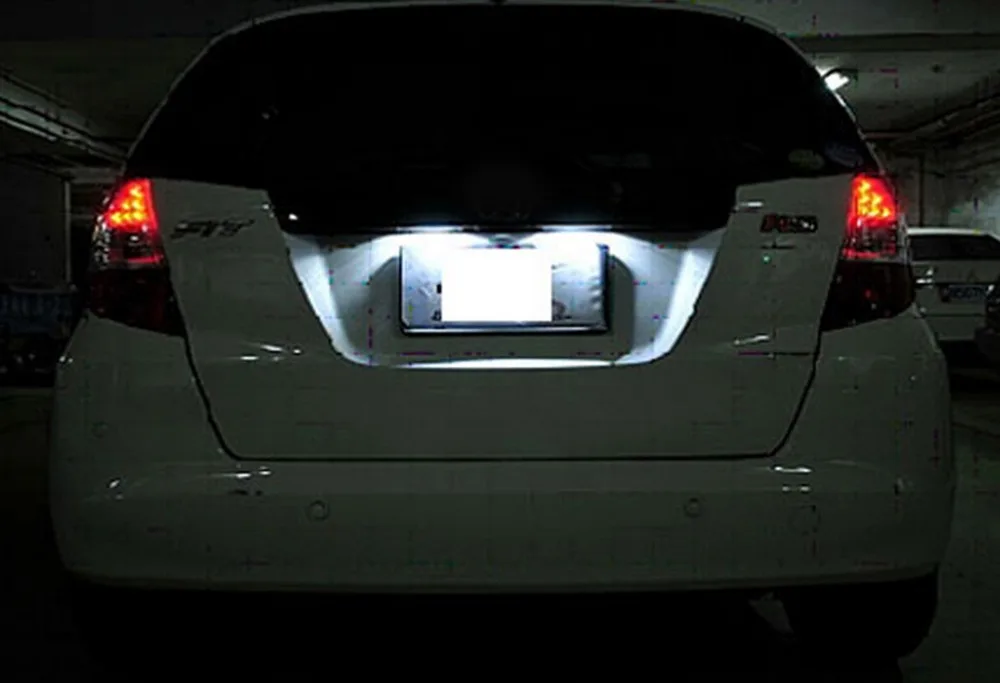ANGRONG 2x светодиодный номерной знак светильник лампы белого цвета для Honda поток