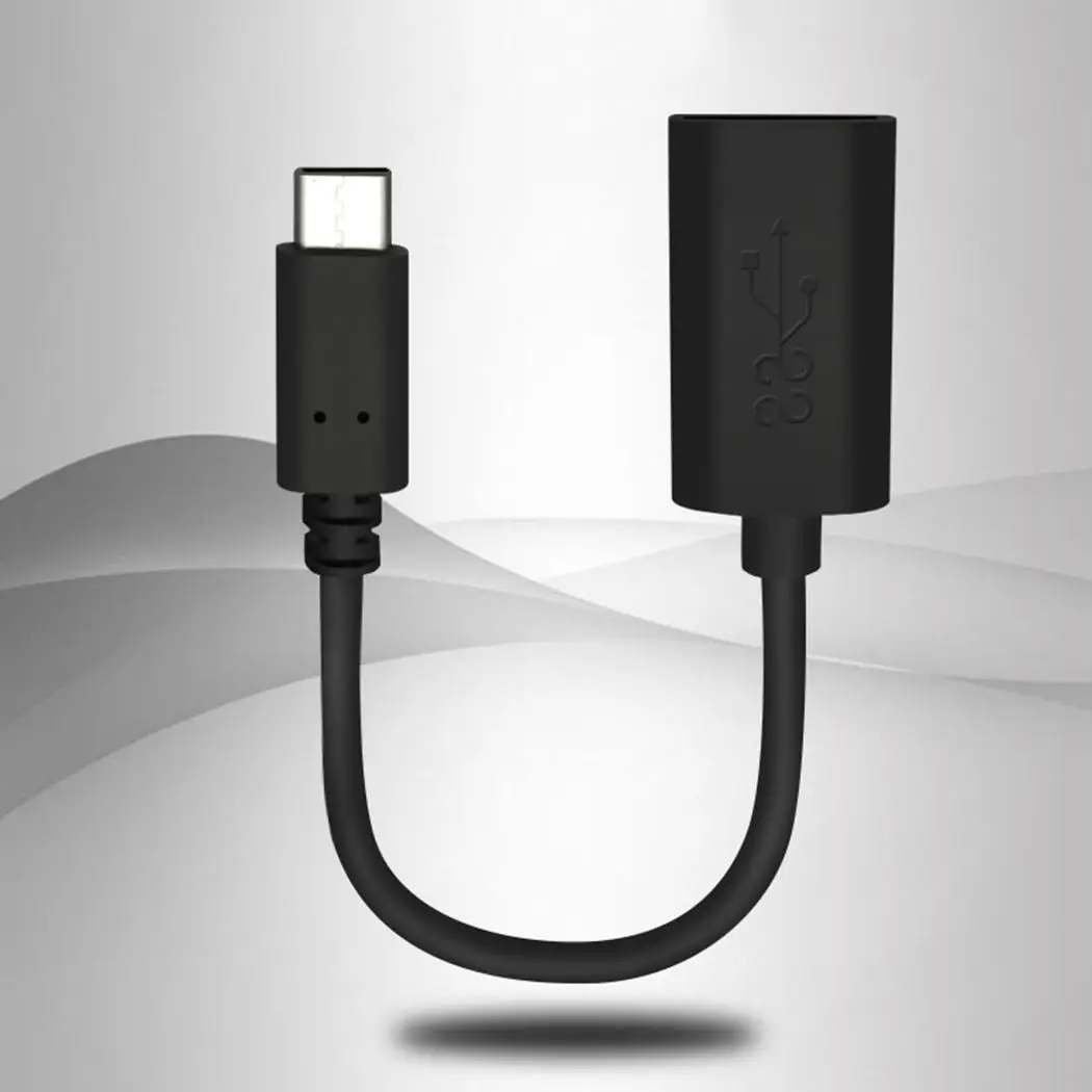 Кабель адаптер Type C OTG USB 3 1 Male To 2 0 A Female Data Cord Adapter 20 см|Переходники и адаптеры| |