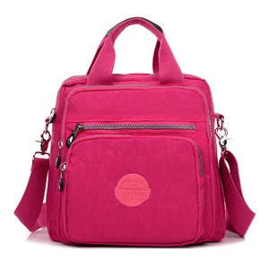 JINQIAOER Women Bag Waterproof Nylon Shoulder Messenger Bags Portable Female Backpack Multifunctiona