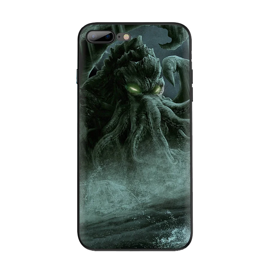 Cthulhu Mythos Club Чехол для мобильного телефона TPU iPhone 6 6s 7 8 Plus 11 Pro X XR XS Max SE 5 5S Защитная