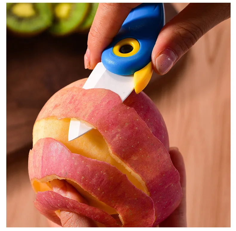 Новое поступление 4 цвета нож для фруктов Мини Птица керамический карманные