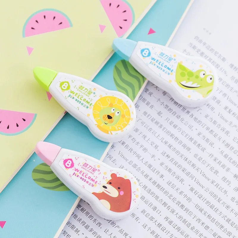8 м * 5 мм Kawaii мультяшная Корректирующая лента красочная декоративная измененные