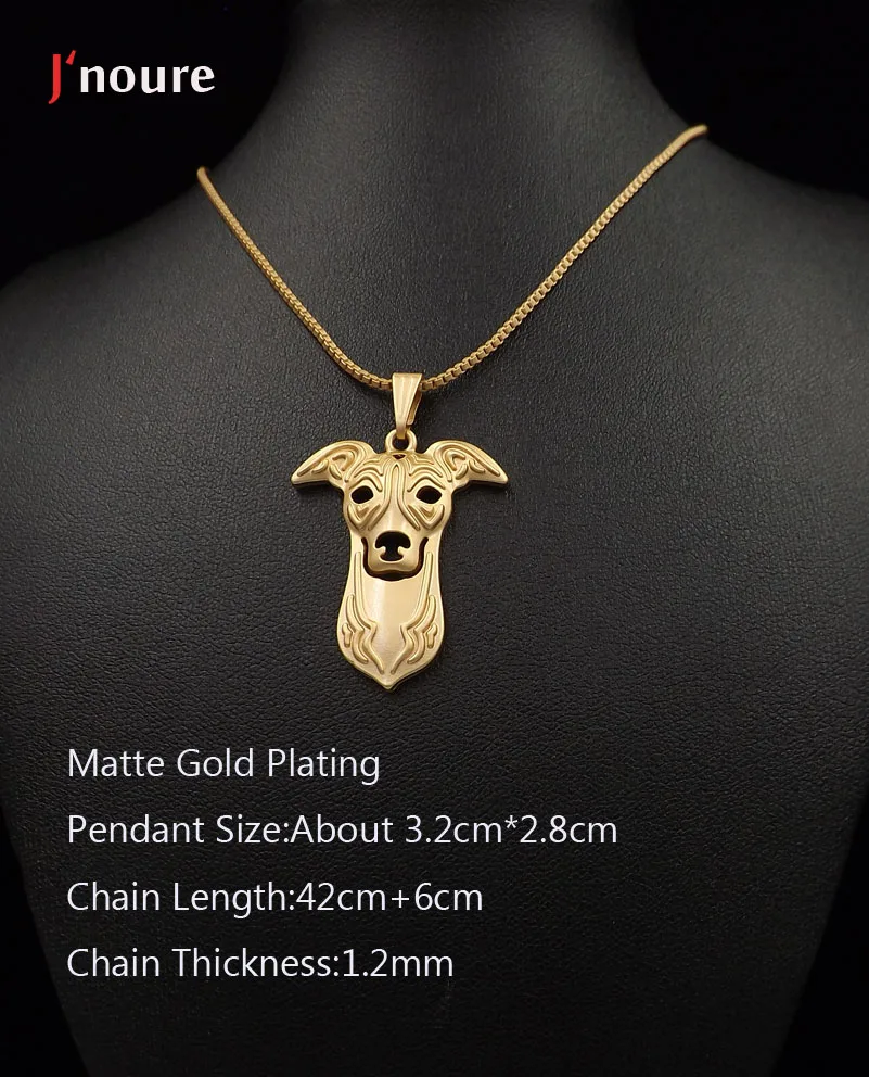 Левретка собака кулон и ожерелья ювелирные изделия для любителей животных Шарм