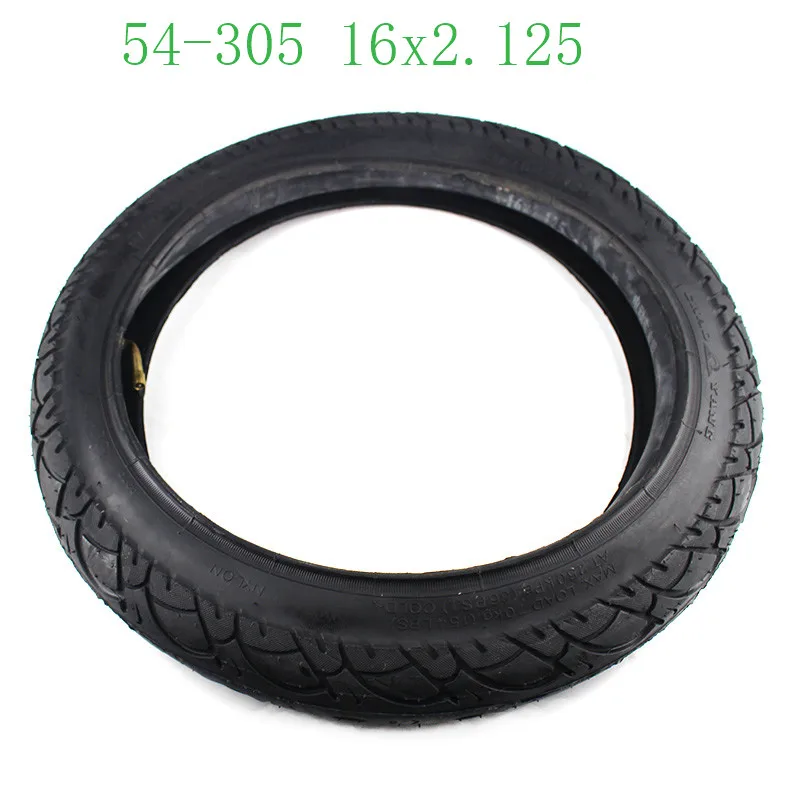 Шина 16X2,125/54-305 подходит для многих газовых электрических скутеров и электронных велосипедов 16X2,125