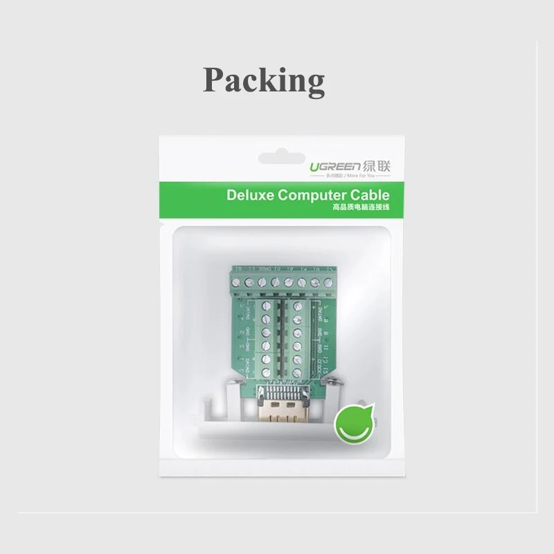 Ugreen Hdmi-compatible Line Card Module 3d Socket Welding Free Decoration Repair Manual 1.4 | Электроника