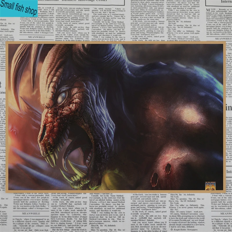 DOOM украшение для домашнего интерьера крафт-игра плакат рисунок core наклейки на стену - Цвет: Светло-серый