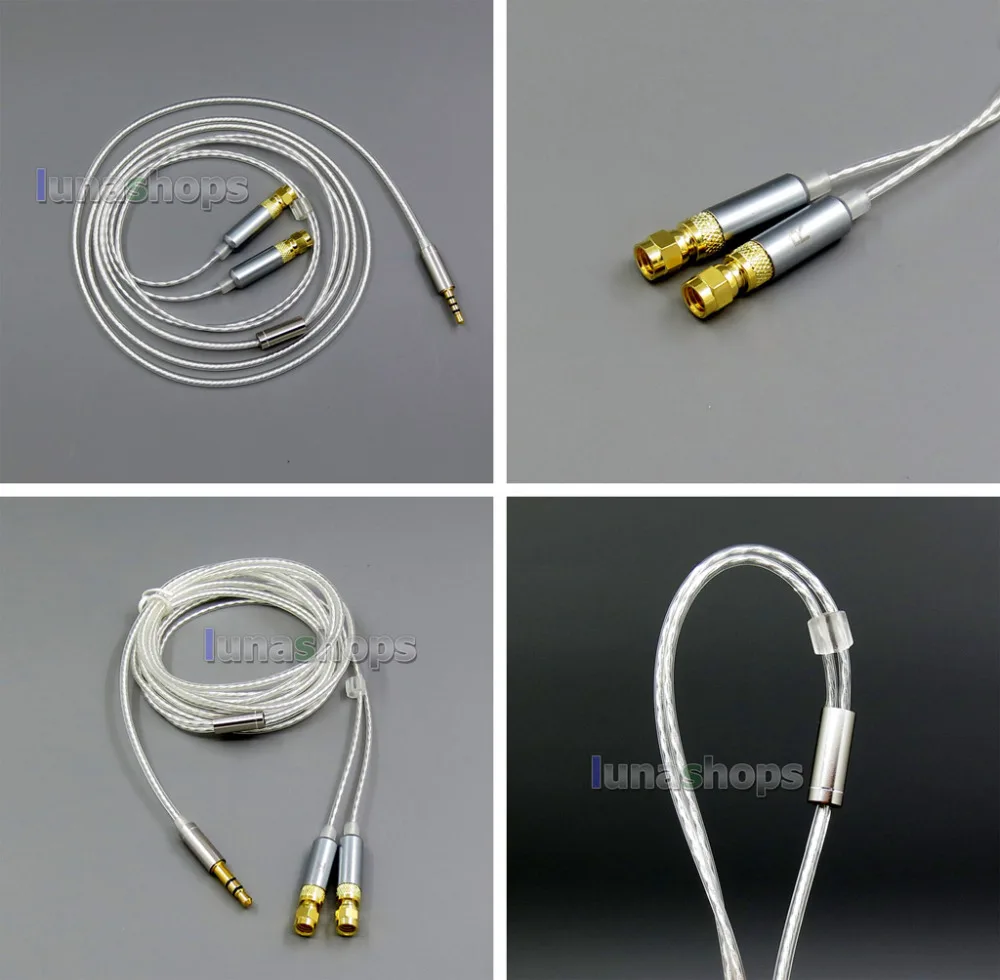 Мягкий посеребренный кабель для наушников HiFiMan HE400 HE5 HE6 HE300 HE560 HE4 HE500 HE600 наушники
