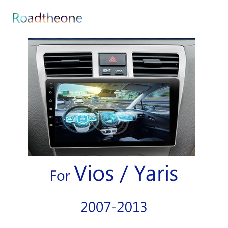 Автомагнитола 2 din для Toyota Yaris/Vios 2007 2013 XP90 9 дюймов автомобильный мультимедийный