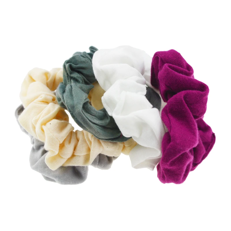 Simple pure color cotton mature fold fashion rubber band | Детская одежда и обувь
