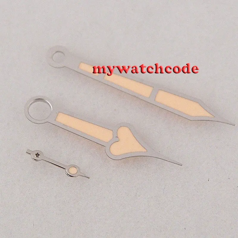 Мужские часы 08 с серебристым ободком оранжевого цвета подходит для стрелок стиль