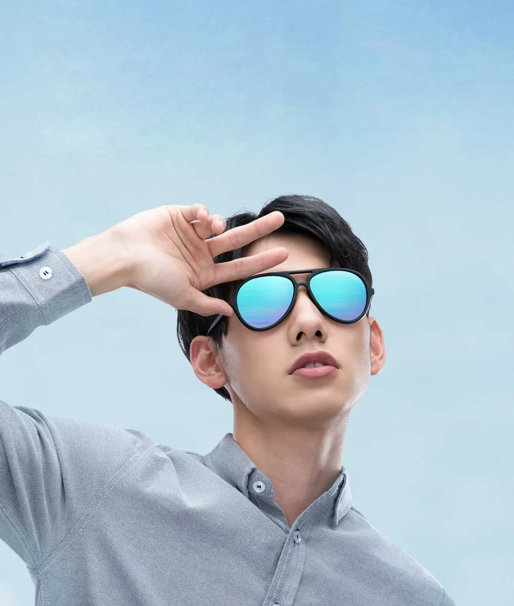 Xiaomi Mijia Turok Steinhardt TS Авиатор солнцезащитные очки TAC поляризованные линзы цельный носовой кронштейн TR90 оправа ледяные синие линзы