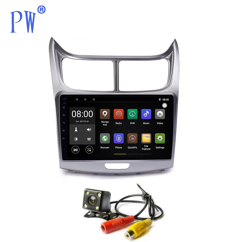 Android 7 1 Автомобильный GPS мультимедийный радио Navi для Chevrolet Sail 2004-2013 автомобильный