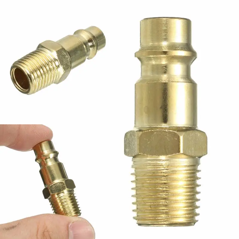 Евро 1/4 BSP воздушный шланг Место муфта адаптер закалки Сталь коннектор