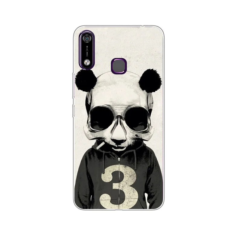 Infinix Hot 7 X624 Case Silicon Fashion Cartoon Painting Soft TPU Back Cover for Hot7 X624B protect Phone bags |