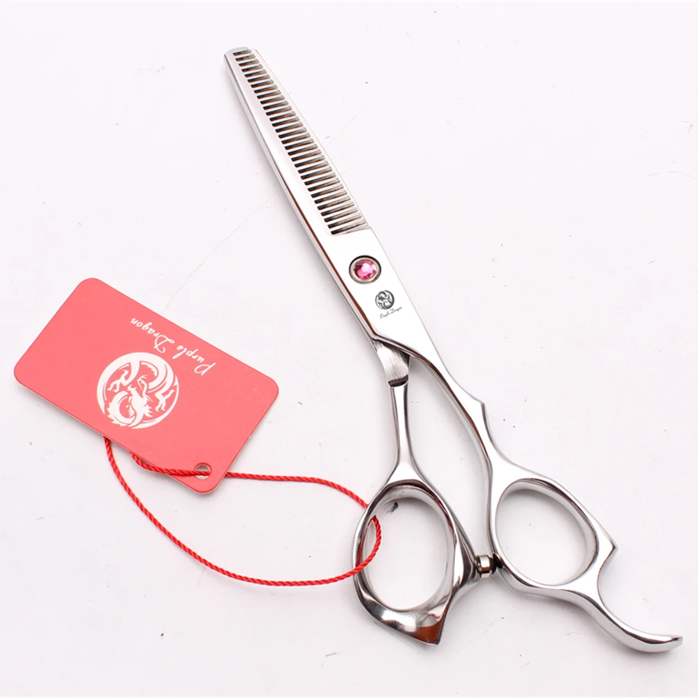 Z1124 6 0 &quot17 5 см JP 440C Серебристые парикмахерские ножницы для стрижки волос