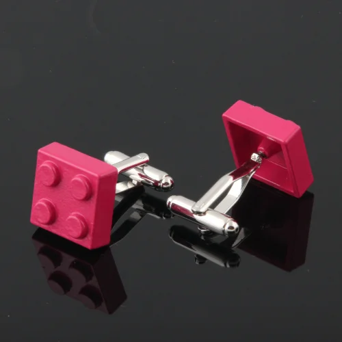 9 Colors Square Toy Building Block Game Cufflinks Lego Classic Copper Cuff Links For Mens Jewelry Gift GD0091 | Украшения и