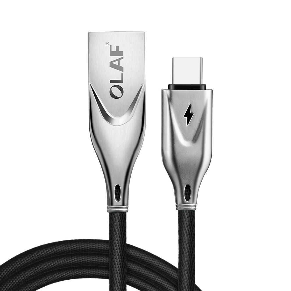 Олаф 1 м 2 м цинковый сплав usb type C кабель 2A USB C зарядное устройство Быстрая зарядка и синхронизация данных type-c кабель для samsung Note 8 9 S8 s9 USB-C