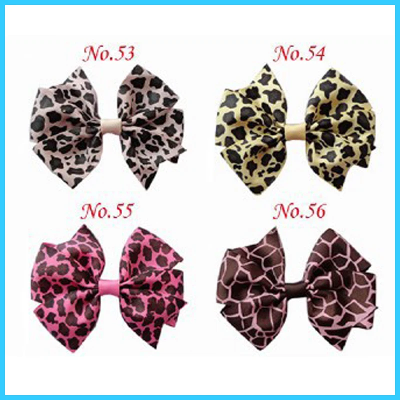 

300 pcs Good Girl 4.5" inch Wendy Hair Bow Clip 364 No.