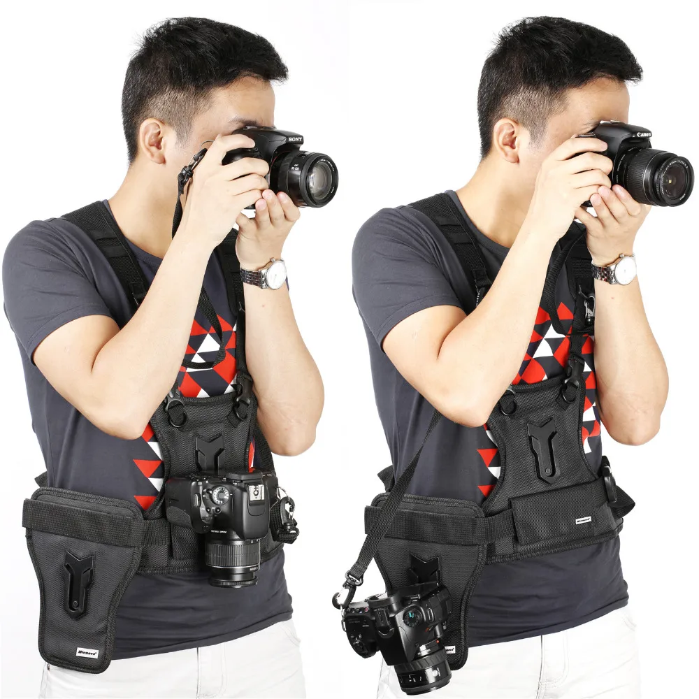 Sevenoak SK MSP01 Carrier II Многокамерный Фотограф Жилет двухсторонний чехол для камеры Canon