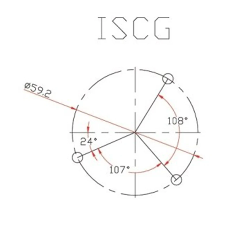 iscg(old) Fouriers велосипедная цепная направляющая BB адаптер Нижний Кронштейн цепная направляющая пластина ISCG ISCG05 конверсия подходит MRP с винтами - Цвет: iscg(old)