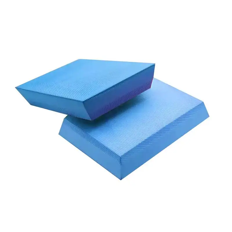 6 мм трапециевидный Коврик для йоги синий массажный баланс подушка баланса