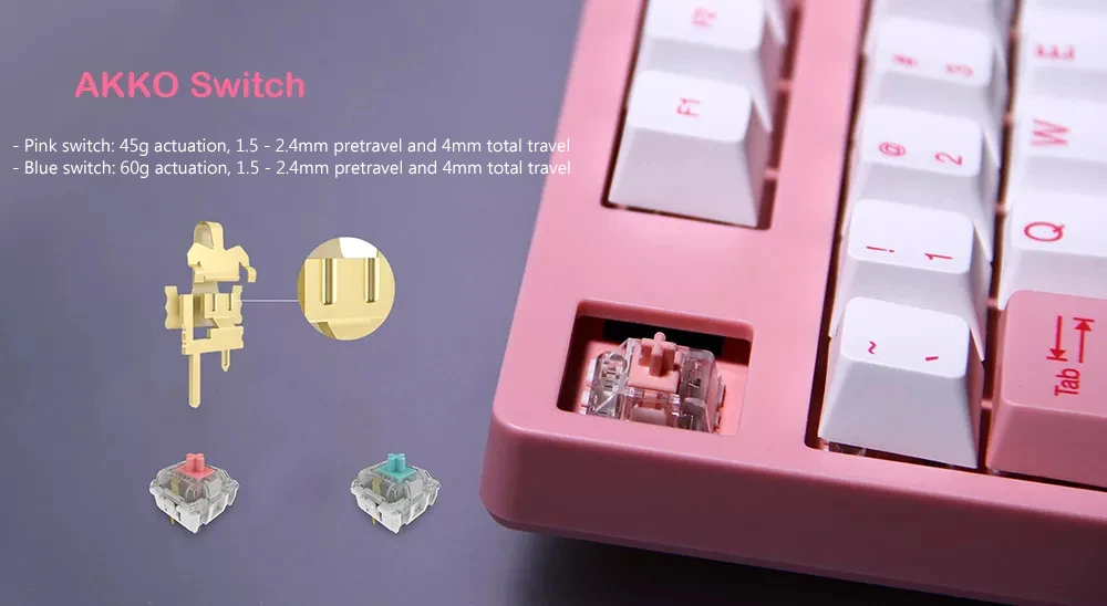 AKKO 3108 V2 тип-c Проводная Механическая игровая клавиатура 108 клавиша PBT Keycap World Tour Series Tokyo