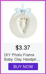 MrY DIY фоторамка детская глина ручная печать отпечаток ноги фоторамка изысканные сувениры украшения для дома орнамент печать на память