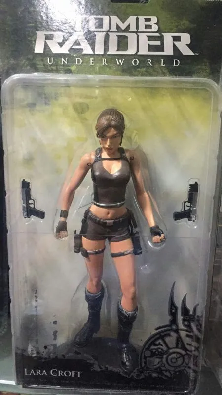 Экшн фигурка NECA Tomb Raider Underworld Лара Крофт из ПВХ с коробкой 7 дюймов 18 см|Игровые