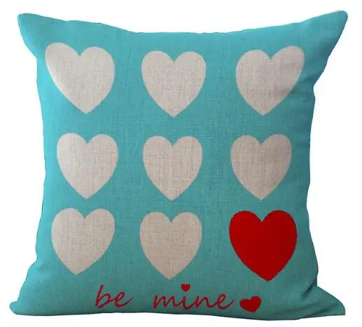 Новинка для влюбленных свадеб любовь наволочка льняной подушки жаккардовый