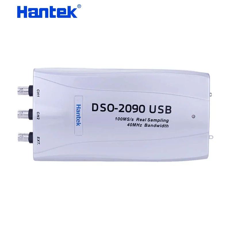 Hantek DSO-2090 портативный цифровой осциллограф 2 канала 40 МГц полоса пропускания USB осциллограф для ПК 100 мс/с официальный и