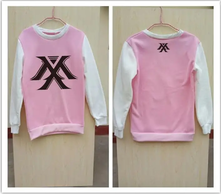 Толстовка с капюшоном Kpop new idol group monsta x толстовка принтом на весну и осень круглым