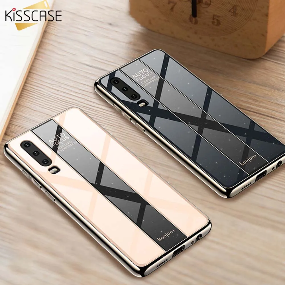 Роскошный чехол для телефона KISSCASAE Sport Car style huawei Honor 8X10 8 XMax из закаленного стекла 10