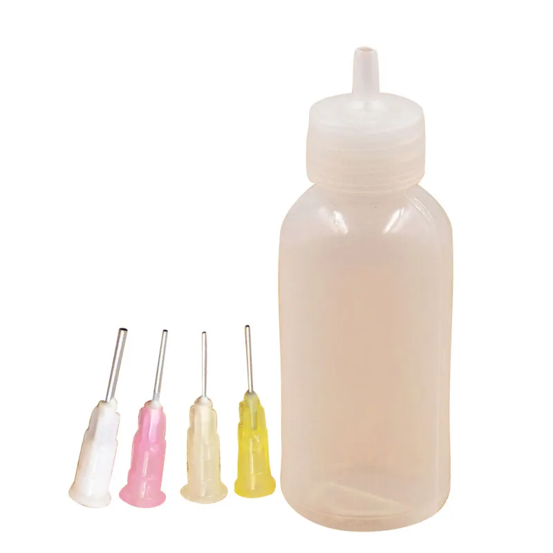 30 мл бутылка + 4 шт наконечники комплект хны аппликатор паста тату тело искусство