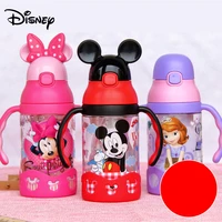 disney baby cup childrens sippy cup mickey learn to drink cups baby drinker kettle leak proof baby drink cup with handle