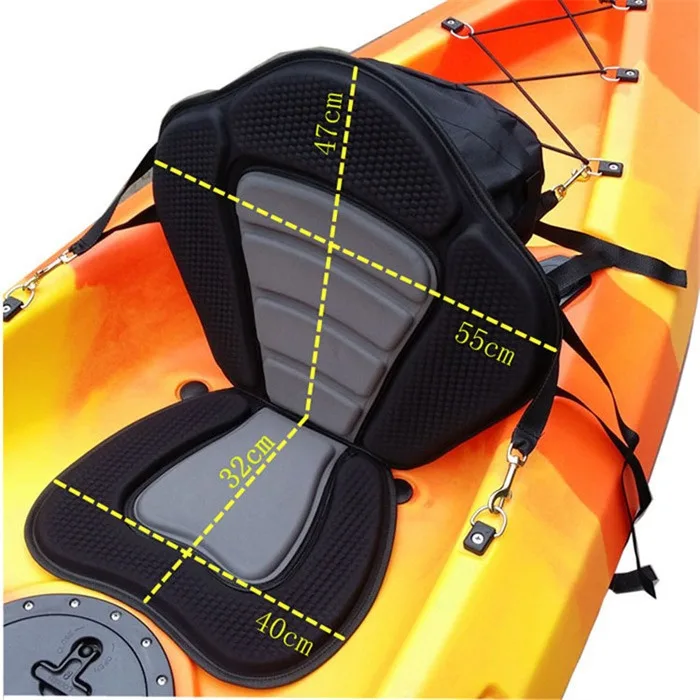 

Adjustable Fashion Deluxe Padded Kayak Seat Pad Backrest