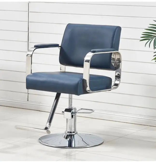 New hairdressing chair hair salon special barber shop hair salon haircut chair stainless steel armrest barber chair can be raise salon chair barber chair salon haircut stainless steel