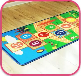 Горячая Распродажа детский игровой ковер Hopscotch тематический для дома гостиной