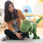 Новый динозавр 40-100 см, плюшевые игрушки, мультяшный тираннозавр, милая мягкая игрушка, куклы для детей, подарок на день рождения для мальчиков