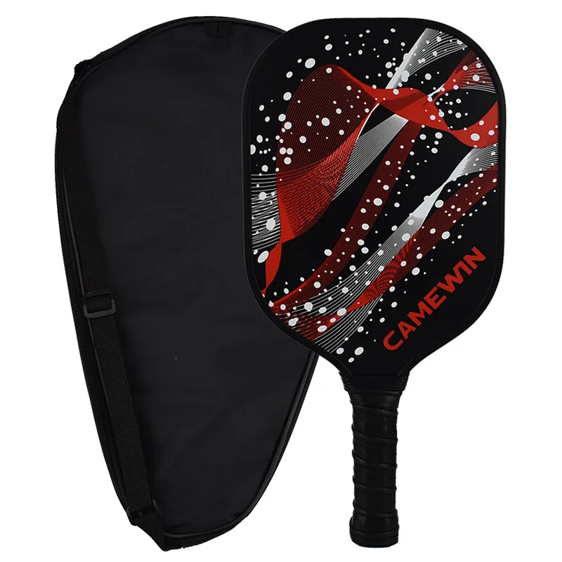 PADDLEwithCOVER Pickleball Весло с графитовой поверхностью и полимерным сотовым сердечником, балансный вес, низкопрофильный край, соответствует спецификациям USAPA - Цвет: PADDLEwithCOVER