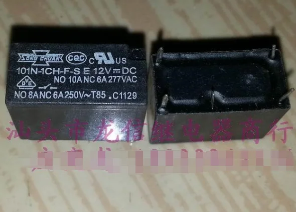 

Реле 101N-1CH-F-S 12VDC
