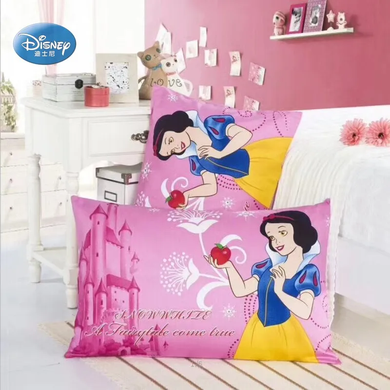 Disney 100% хлопок наволочки 2 шт мультфильм Белоснежка Принцесса Микки Маус пара