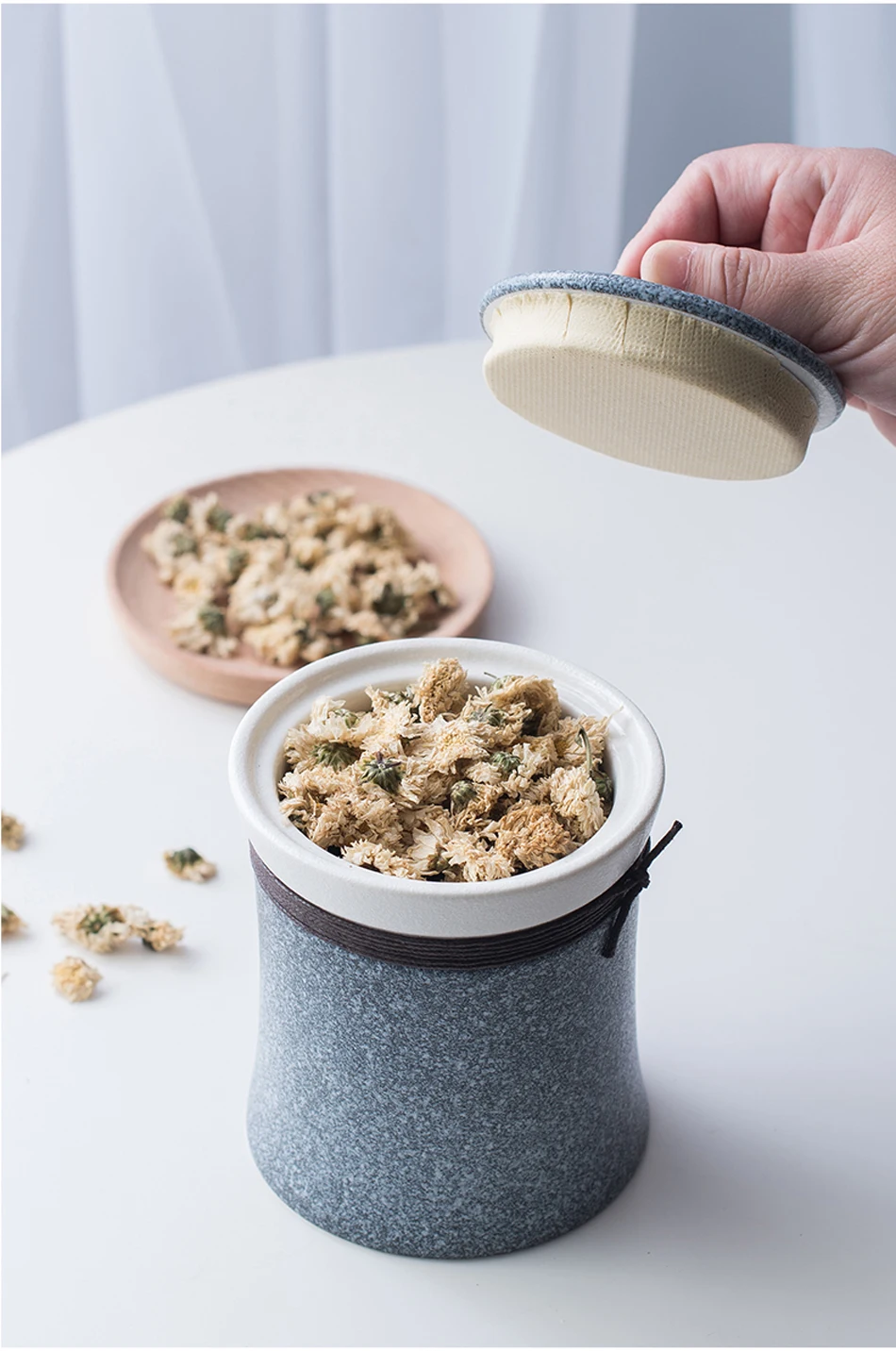 Современная керамическая банка для хранения продуктов, кухонные закрытые бутылки для хранения, банки с крышкой, контейнер для чая и кофе, органайзер для получения банок