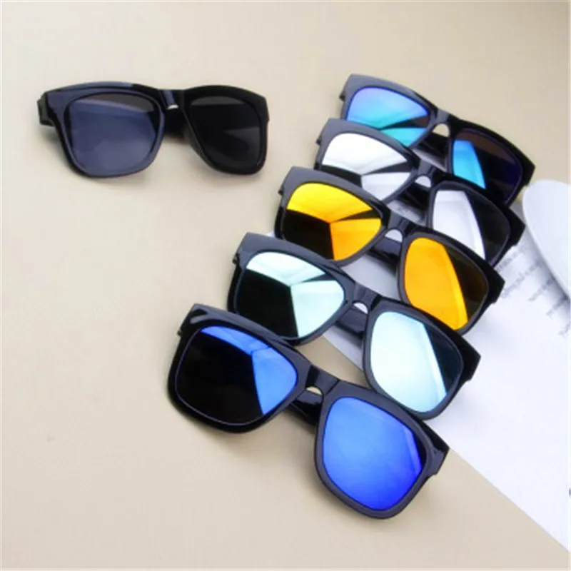 

Ywjanp 2019 New Square Children Sunglasses Boys Girls Kids Sun glasses Sports Outdoor driving Goggle Coating Babys sunglasses
