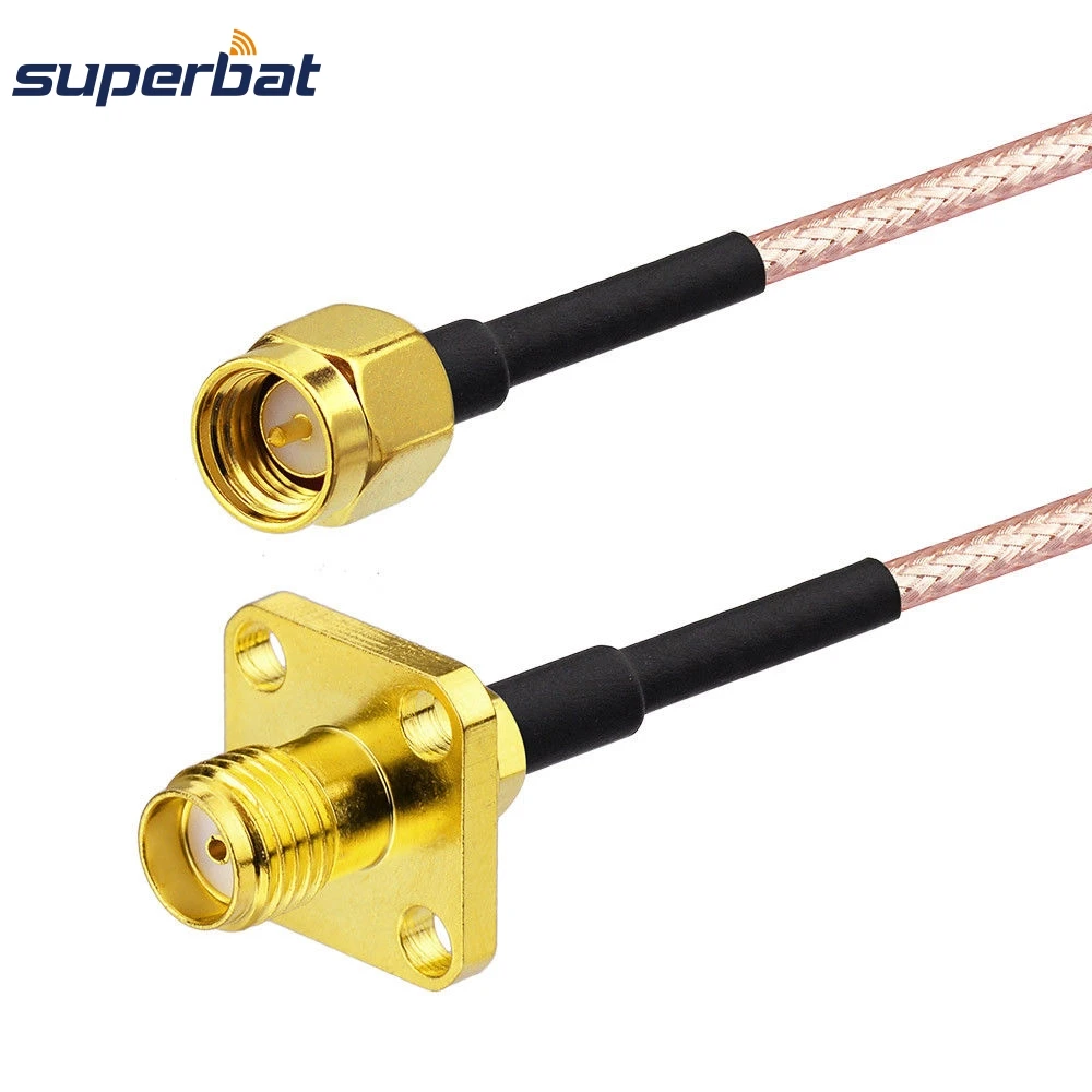 Superbat SMA Jack 4 отверстие Панель Крепление объектива к разъем помощью