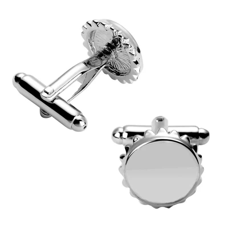 KC популярные модные брендовые высококачественные Серебристые запонки с пивной