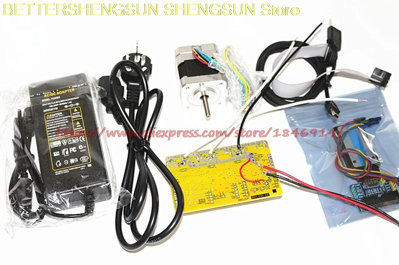

STM8 brushless DC motor learning kit Sensorless BLDC monitoring ST-LINK simulator